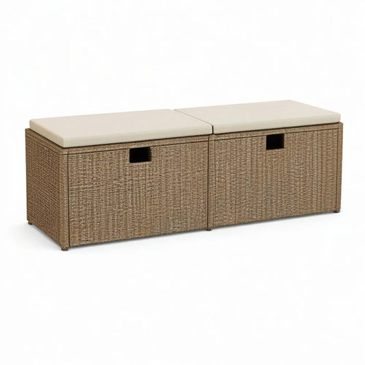 Sofa ogrodowa, Ławka ogrodowa z schowkiem 150 x 45 x 45 cm